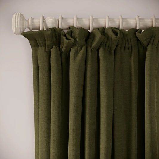 Cwtch Curtains - Pure Linen - Mossify