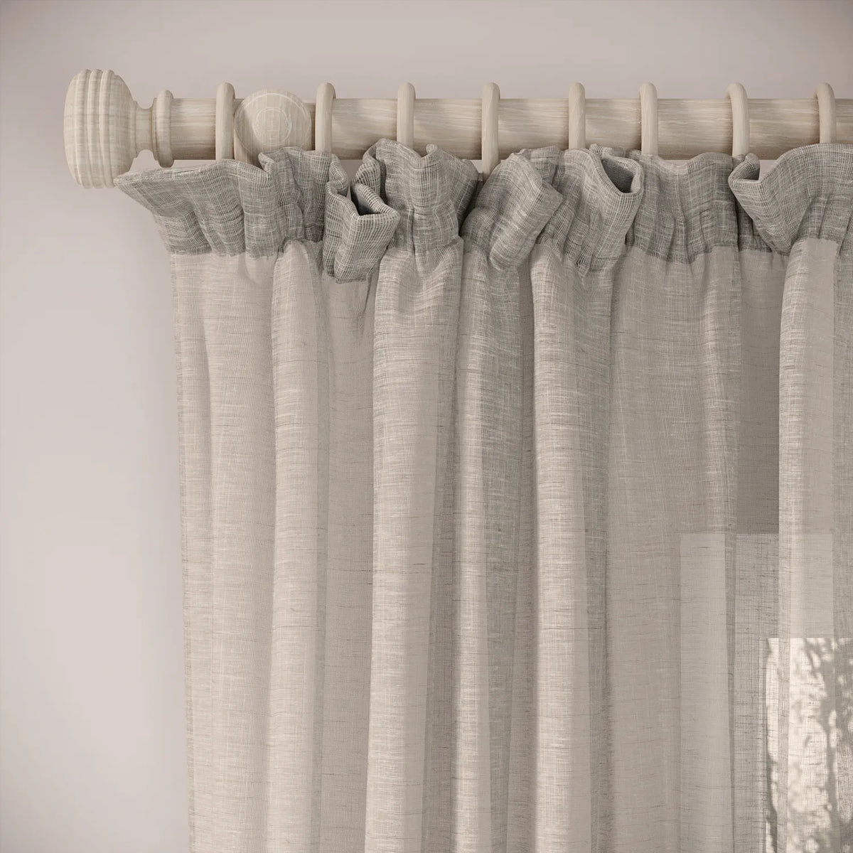 Cwtch Curtains - Slubby Sheer - Hen of the Woods