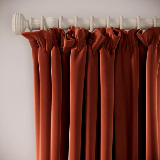 Cwtch Curtains - Soft Velvet - Cookout