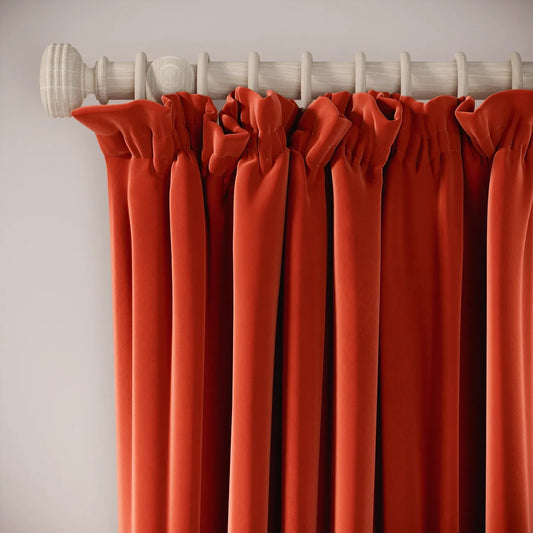 Cwtch Curtains - Soft Velvet - Logburner