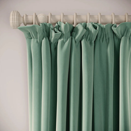 Cwtch Curtains - Soft Velvet - Mid-horizon