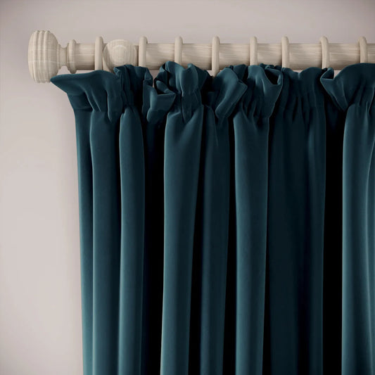 Cwtch Curtains - Soft Velvet - Reef