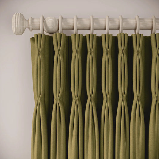 Double Dutch Curtains - Brushed Cotton - Cricket