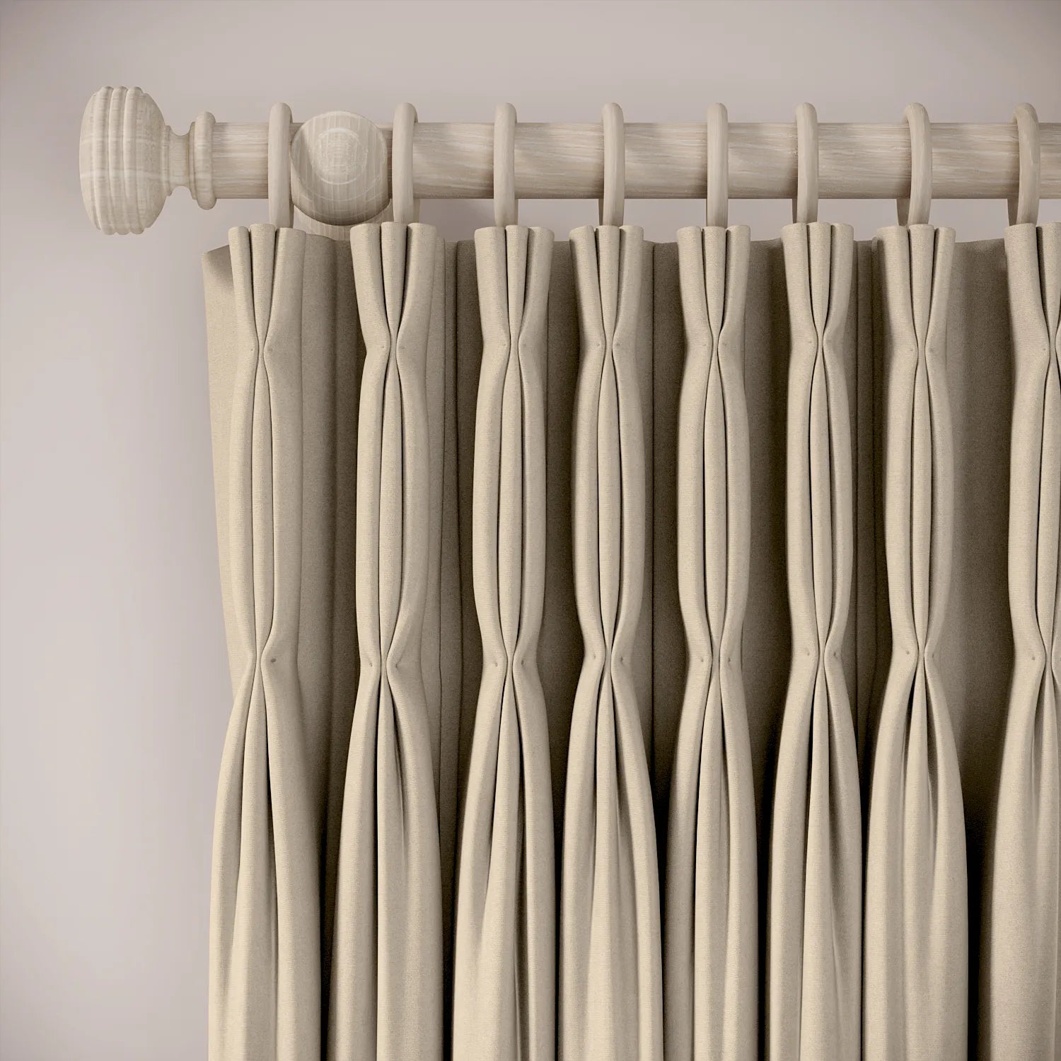 Double Dutch Curtains - Brushed Cotton - Mantlepiece