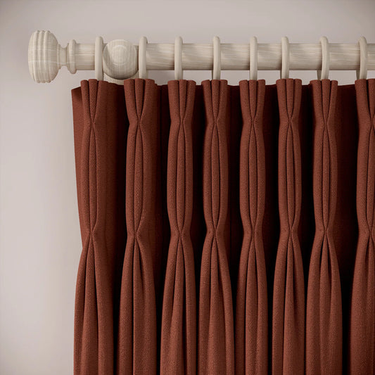 Double Dutch Curtains - Eco Weave - Brimstone