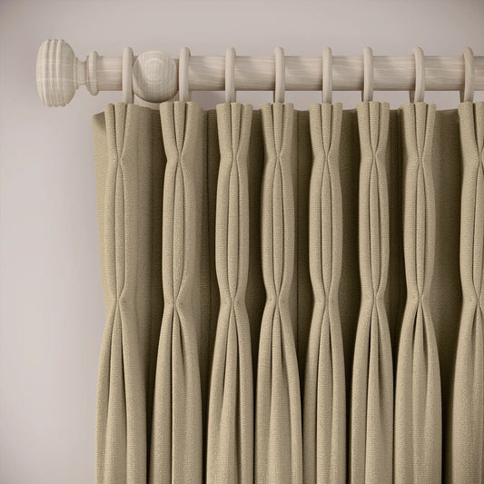 Double Dutch Curtains - Eco Weave - Milky Coffee