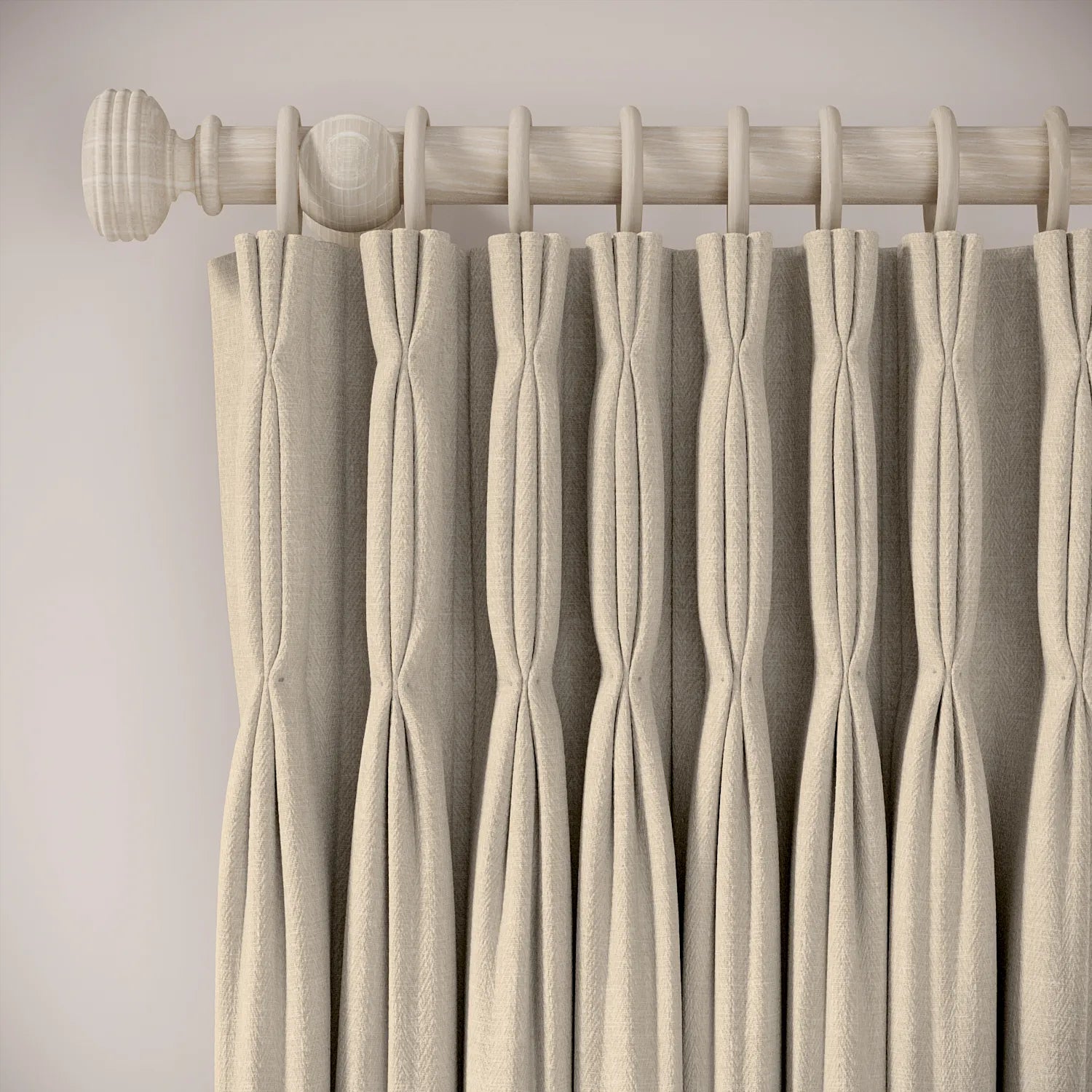 Double Dutch Curtains - House Fabric - Dunnock