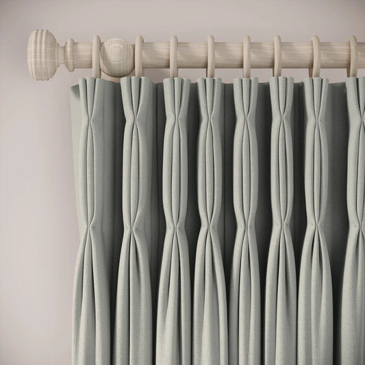 Double Dutch Curtains - Linen Blend - Villa Blue