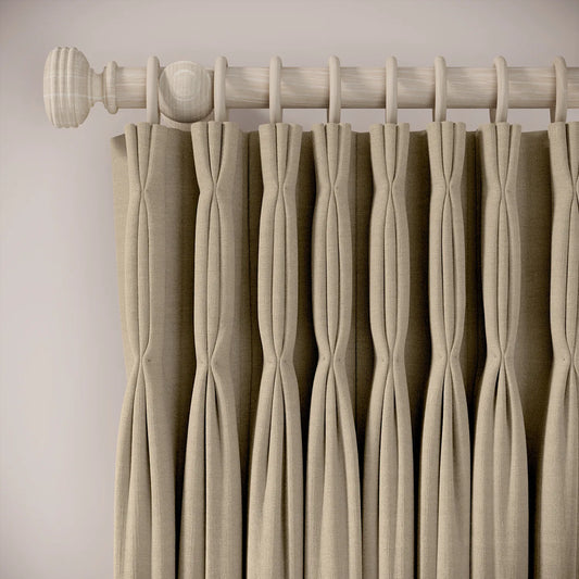 Double Dutch Curtains - Pure Linen - Biscotti