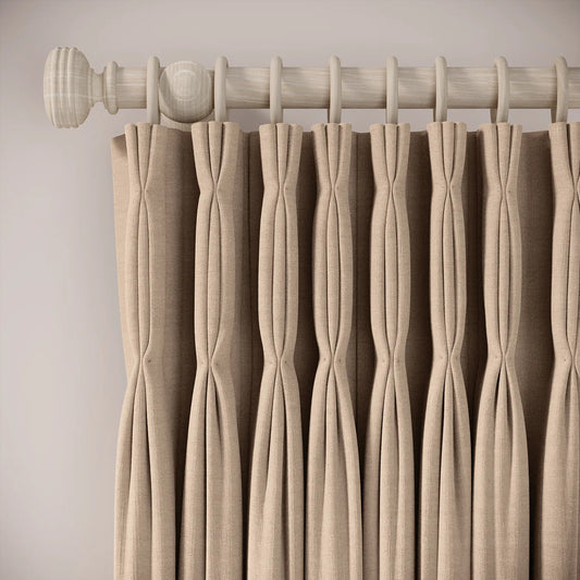Double Dutch Curtains - Pure Linen - Conch
