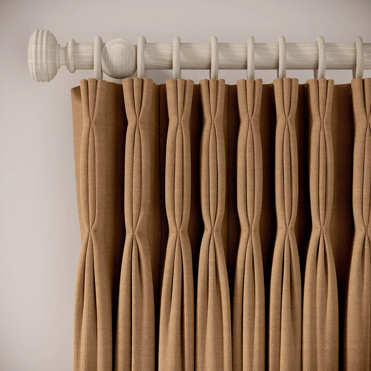 Double Dutch Curtains - Pure Linen - Dust Bunny