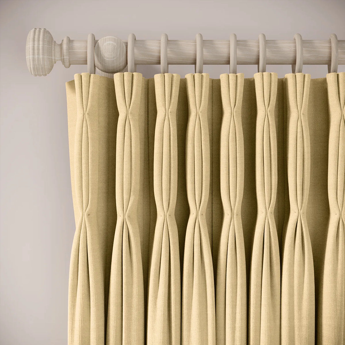 Double Dutch Curtains - Pure Linen - Overnight Oats