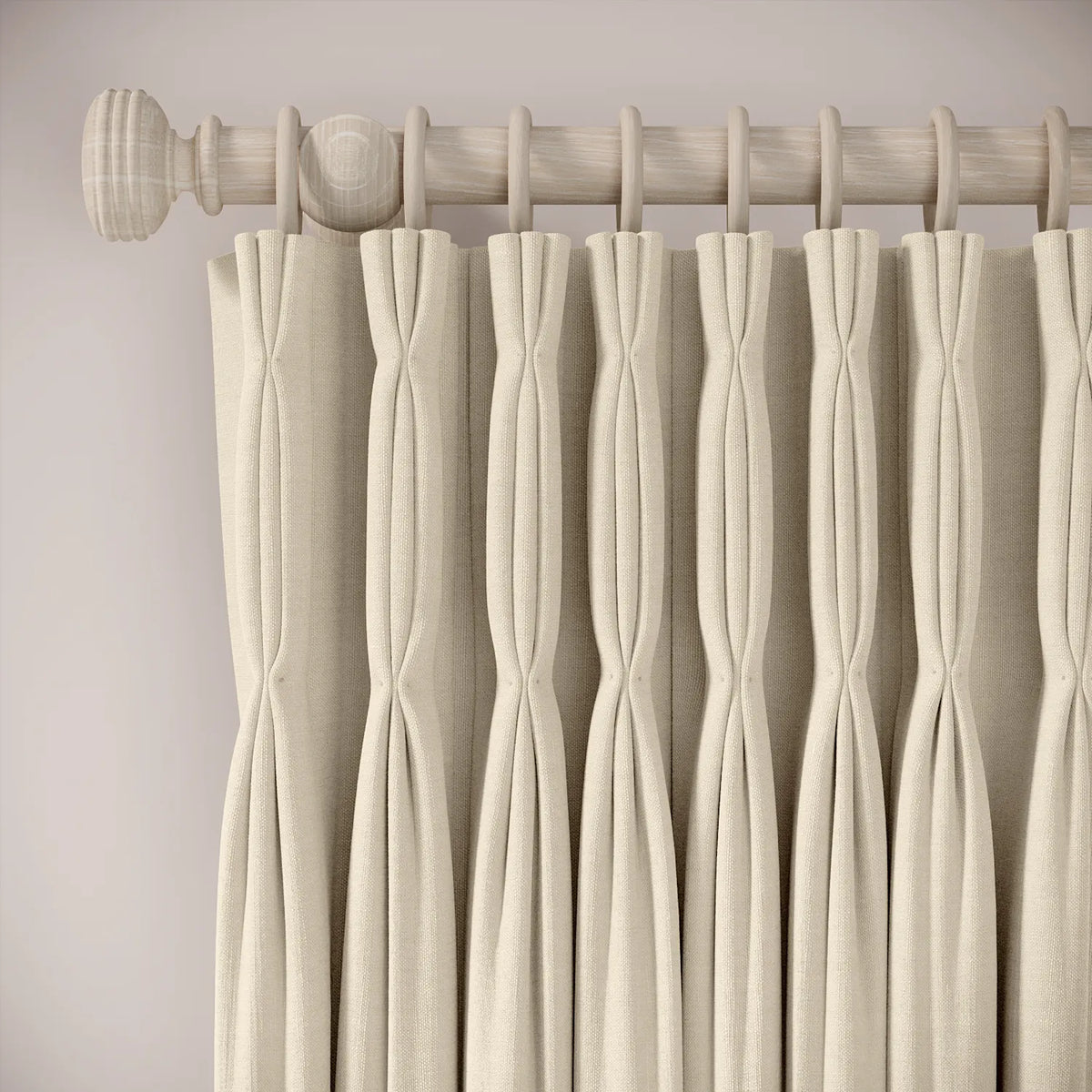 Double Dutch Curtains - Pure Linen - Shakespeare