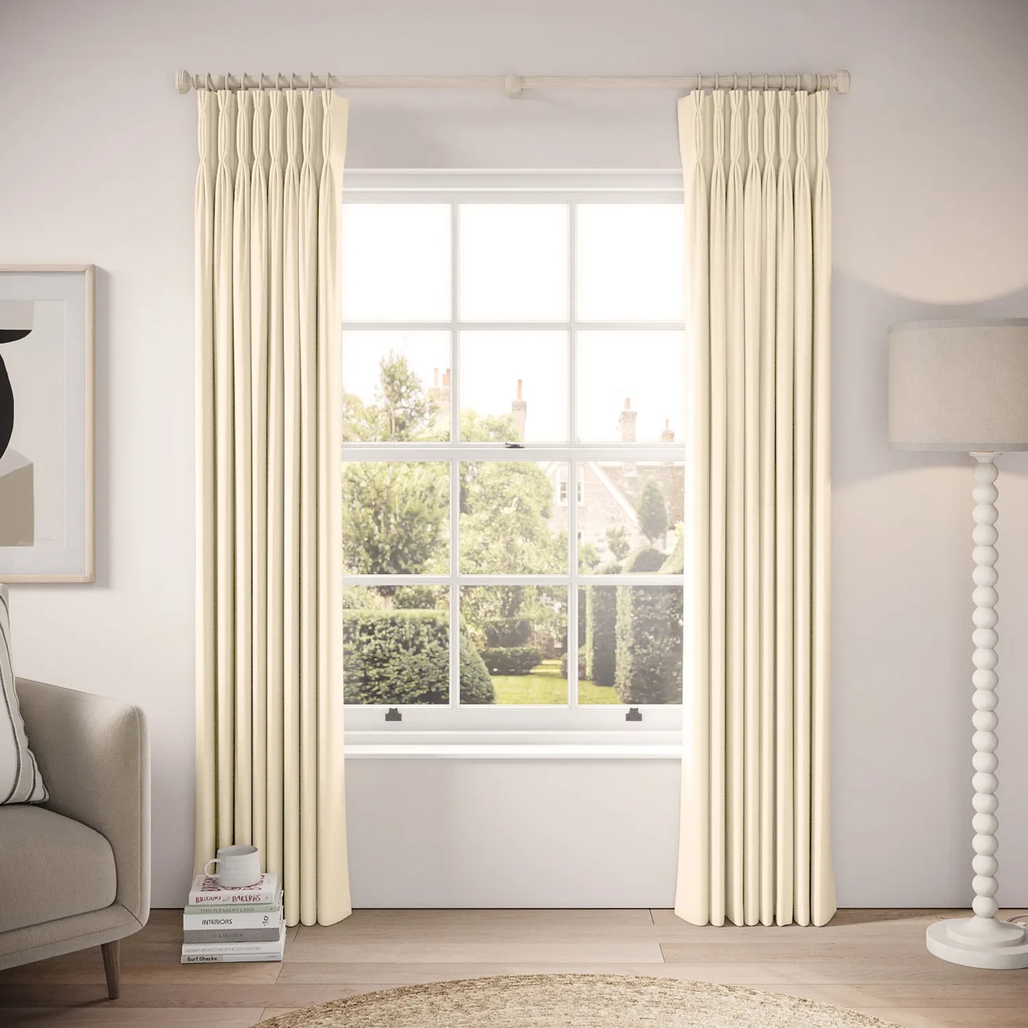 Double Dutch Curtains - Pure Linen - Venus de Milo