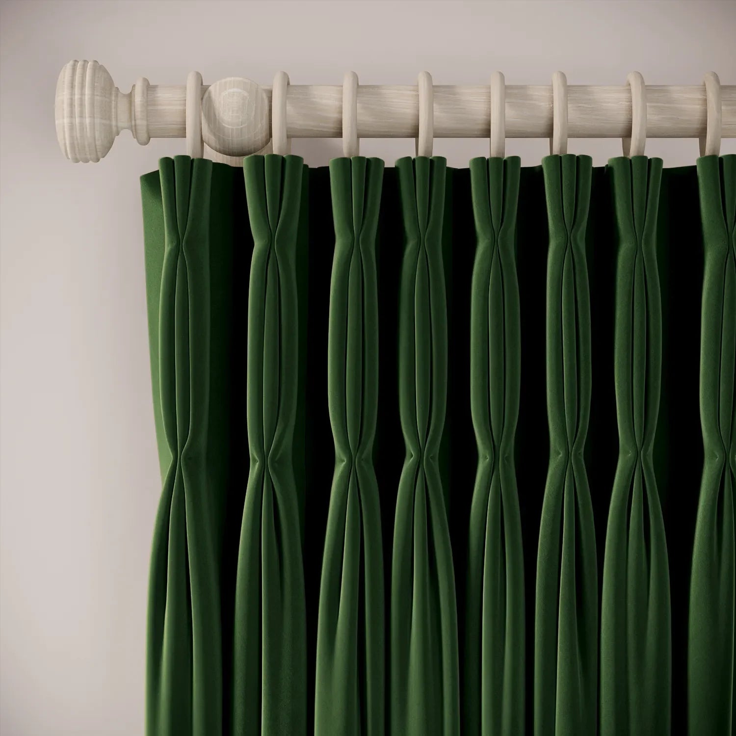 Double Dutch Curtains - Soft Velvet - Billiards