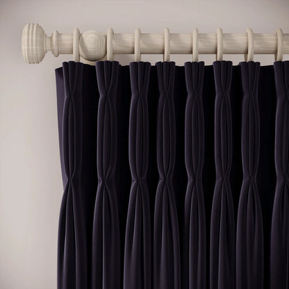 Double Dutch Curtains - Soft Velvet - Bramble Jam