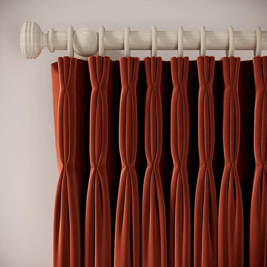Double Dutch Curtains - Soft Velvet - Cookout