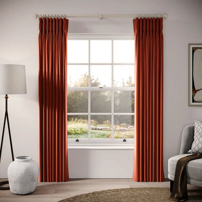 Double Dutch Curtains - Soft Velvet - Cookout