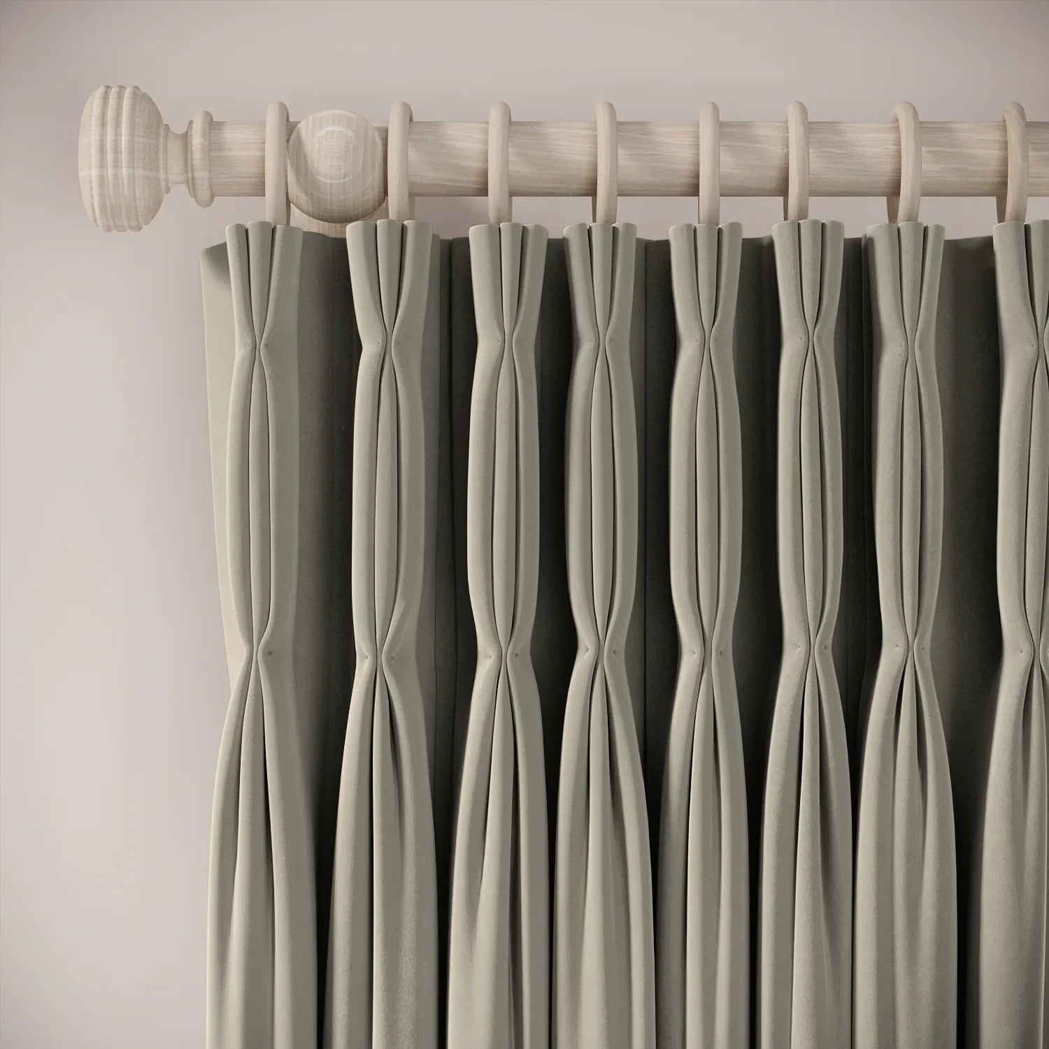 Double Dutch Curtains - Soft Velvet - Cornish