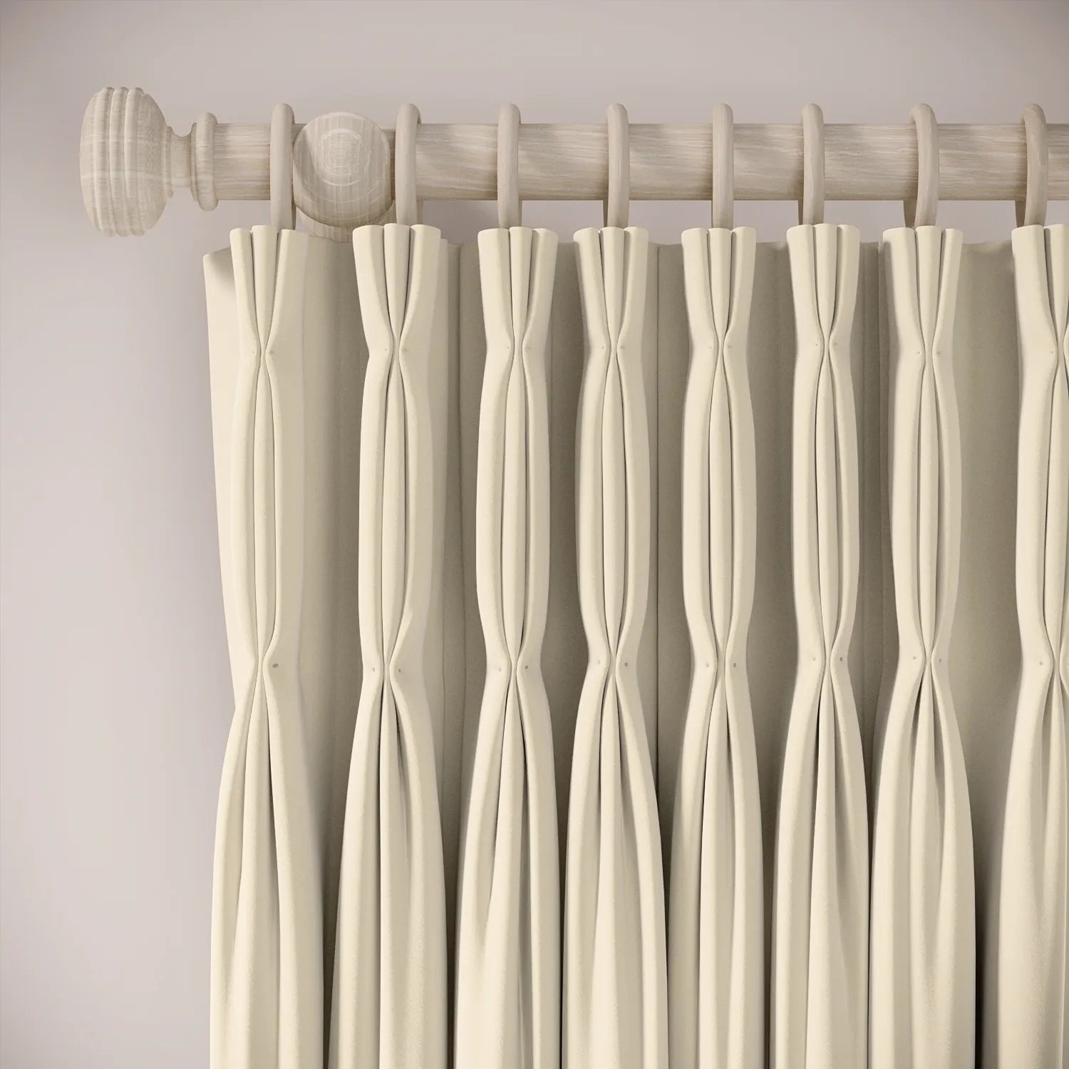 Double Dutch Curtains - Soft Velvet - Dover