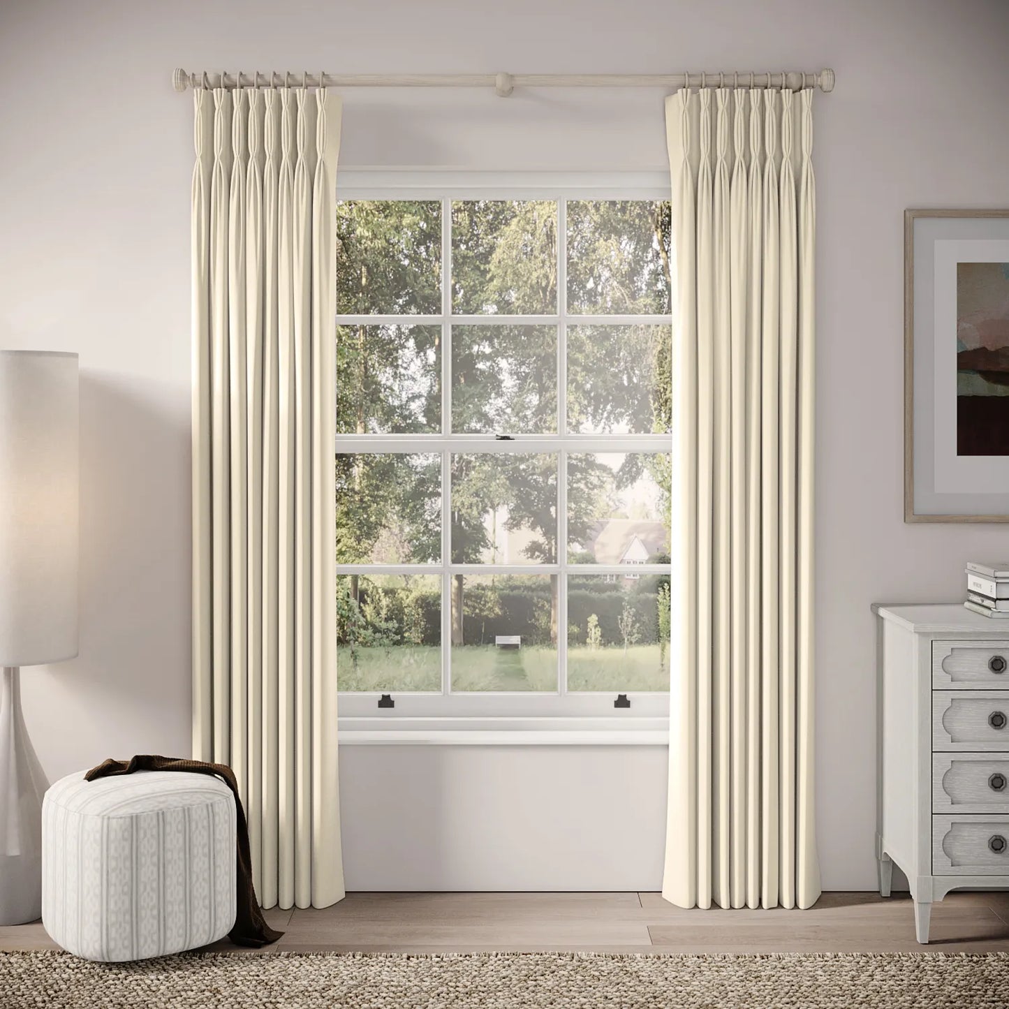 Double Dutch Curtains - Soft Velvet - Dover