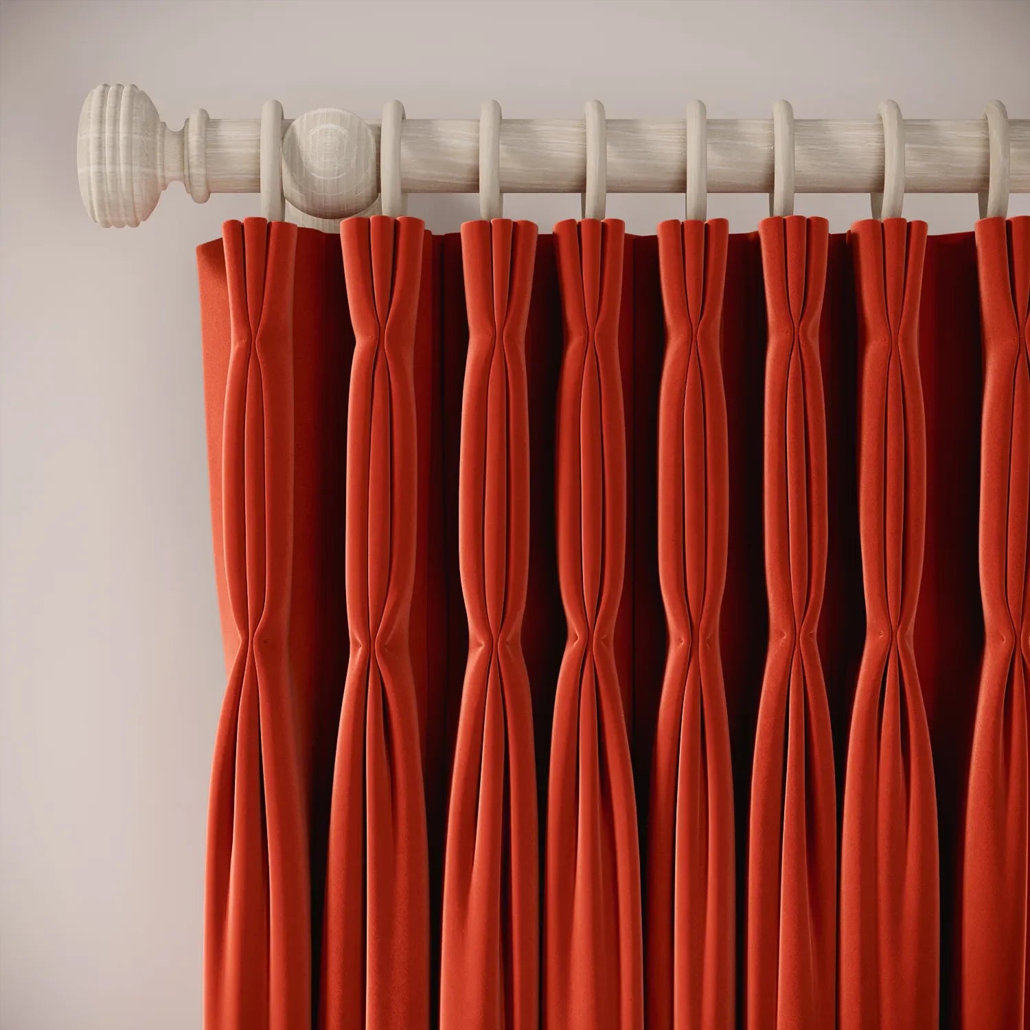 Double Dutch Curtains - Soft Velvet - Logburner
