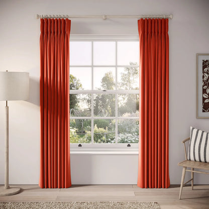 Double Dutch Curtains - Soft Velvet - Logburner
