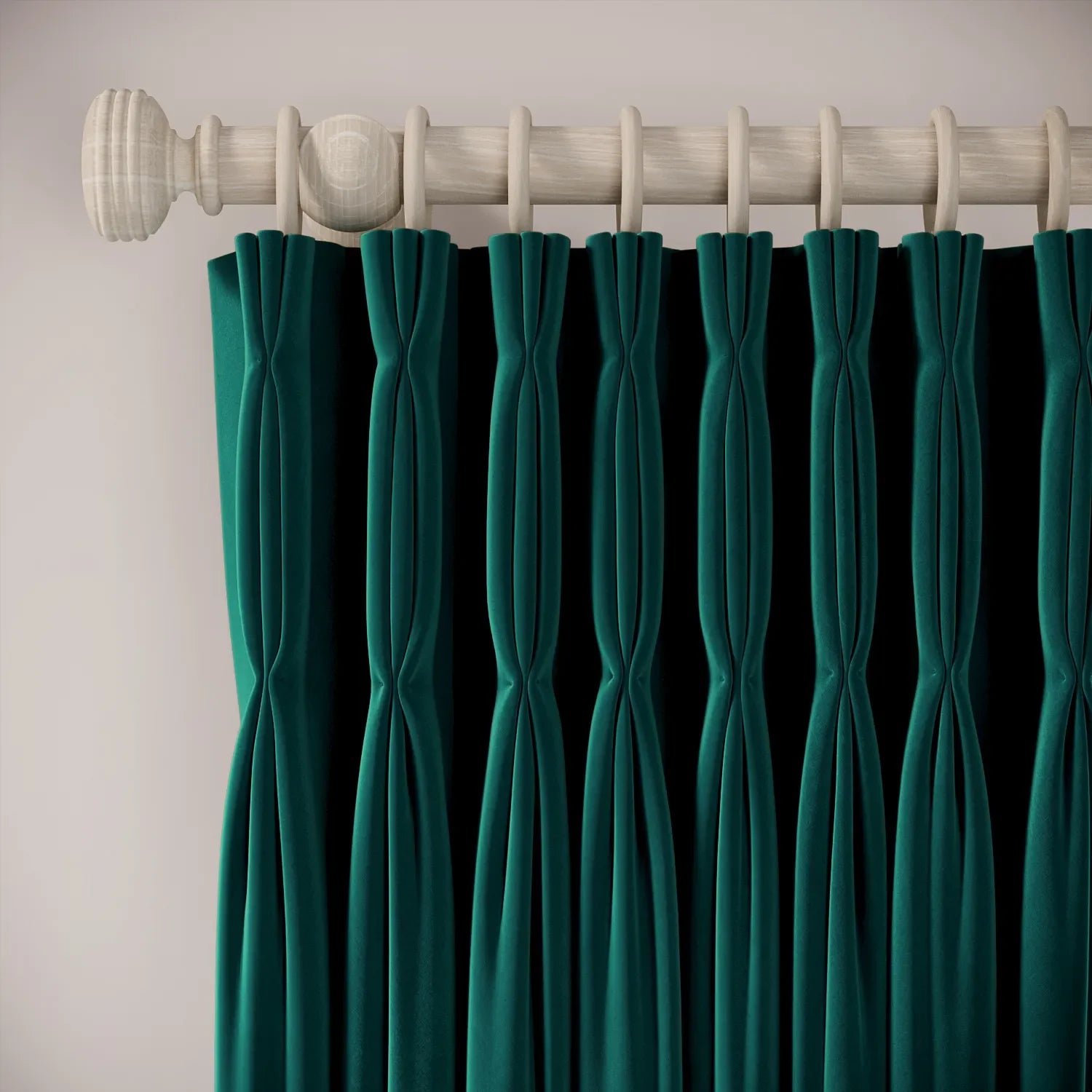 Double Dutch Curtains - Soft Velvet - Mothercombe