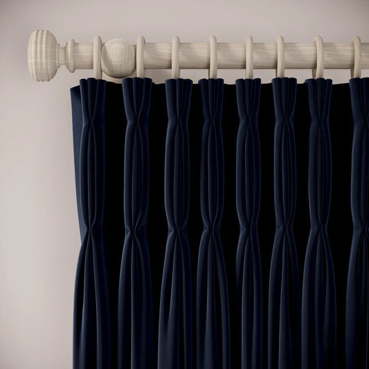 Double Dutch Curtains - Soft Velvet - Nocturne
