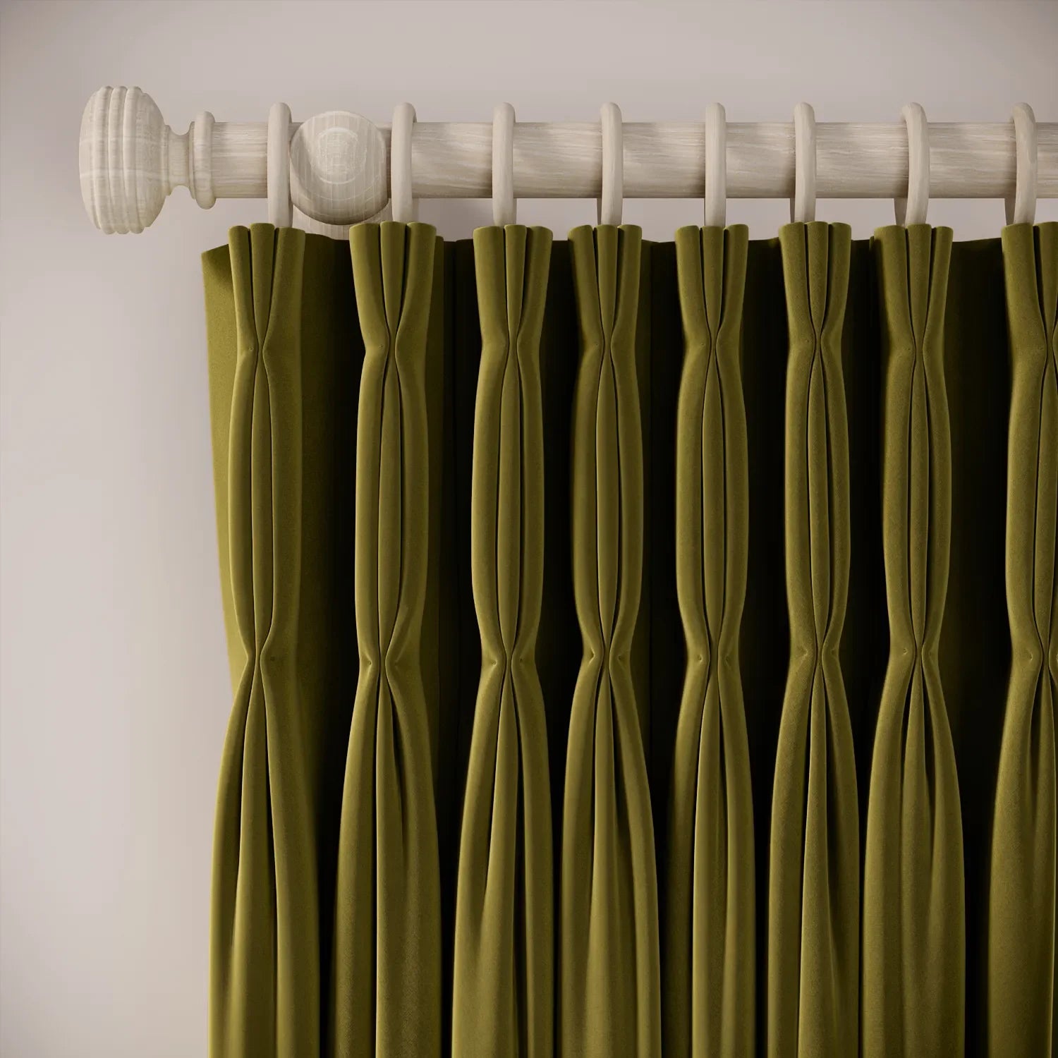 Double Dutch Curtains - Soft Velvet - Thicket