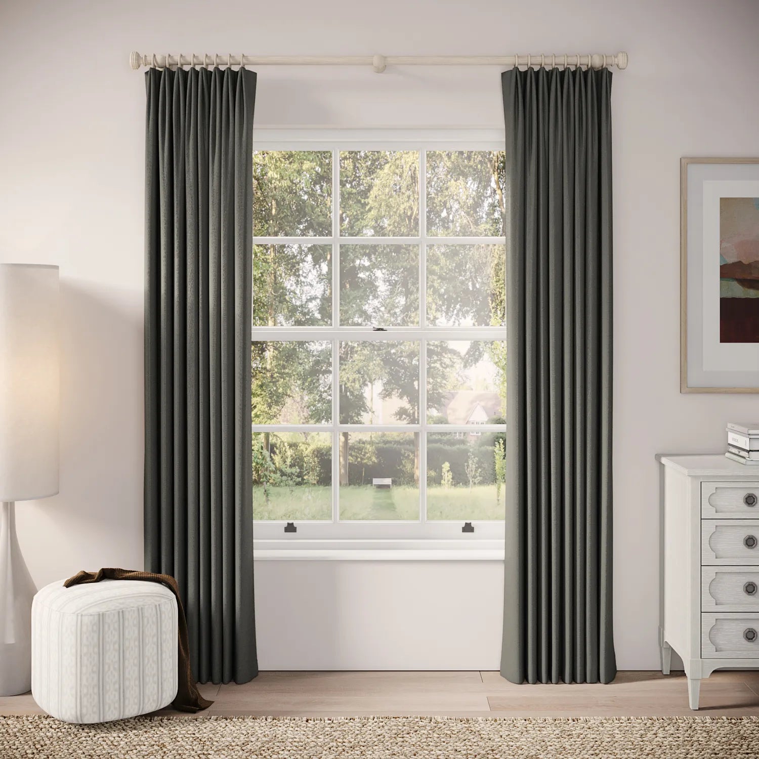 Fido Curtains - Eco Weave - Nimbus