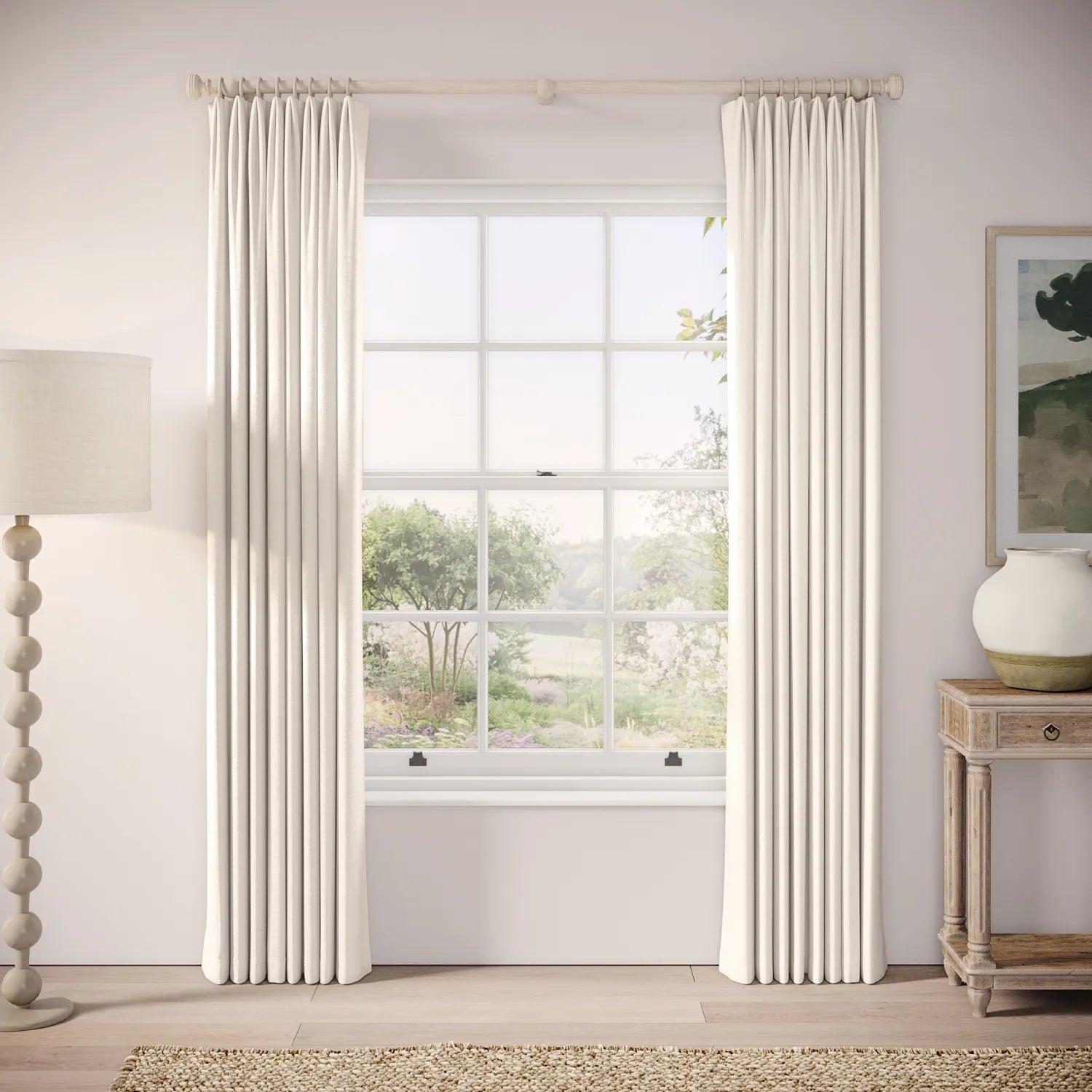 Fido Curtains - Linen Blend - Chamonix