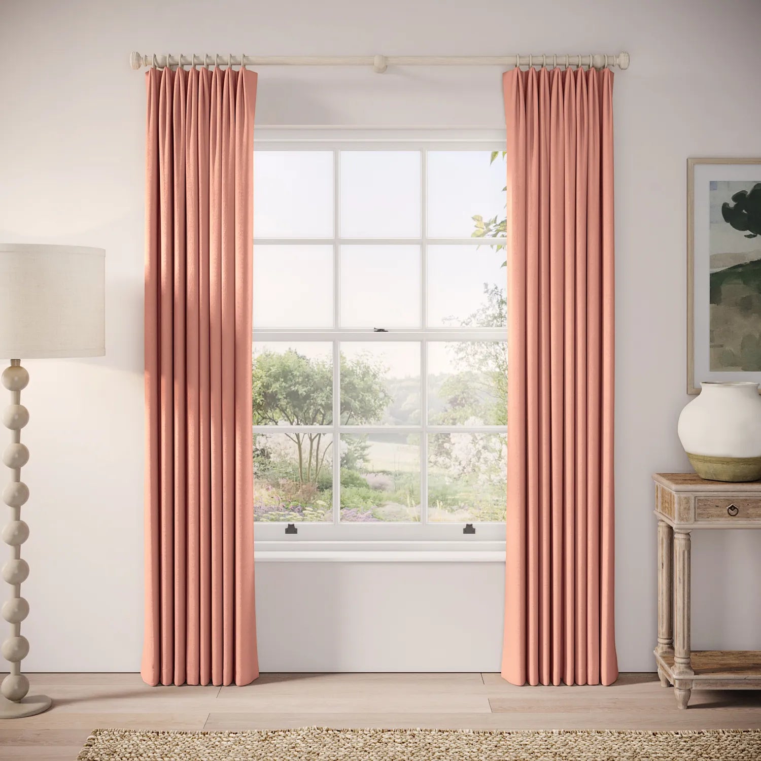 Fido Curtains - Linen Blend - Lollipop