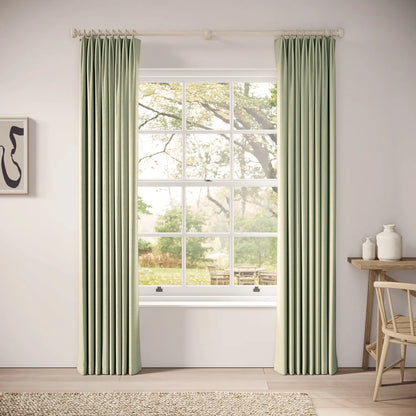 Fido Curtains - Linen Blend - Mint Julep