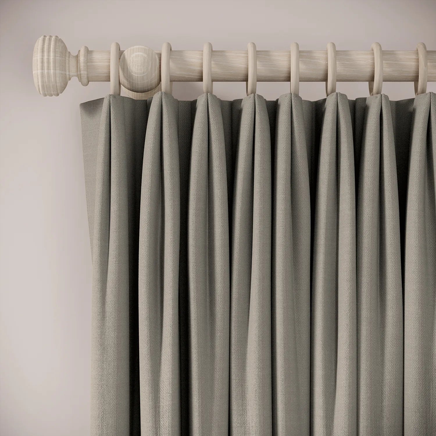 Fido Curtains - Linen Blend - St Clements