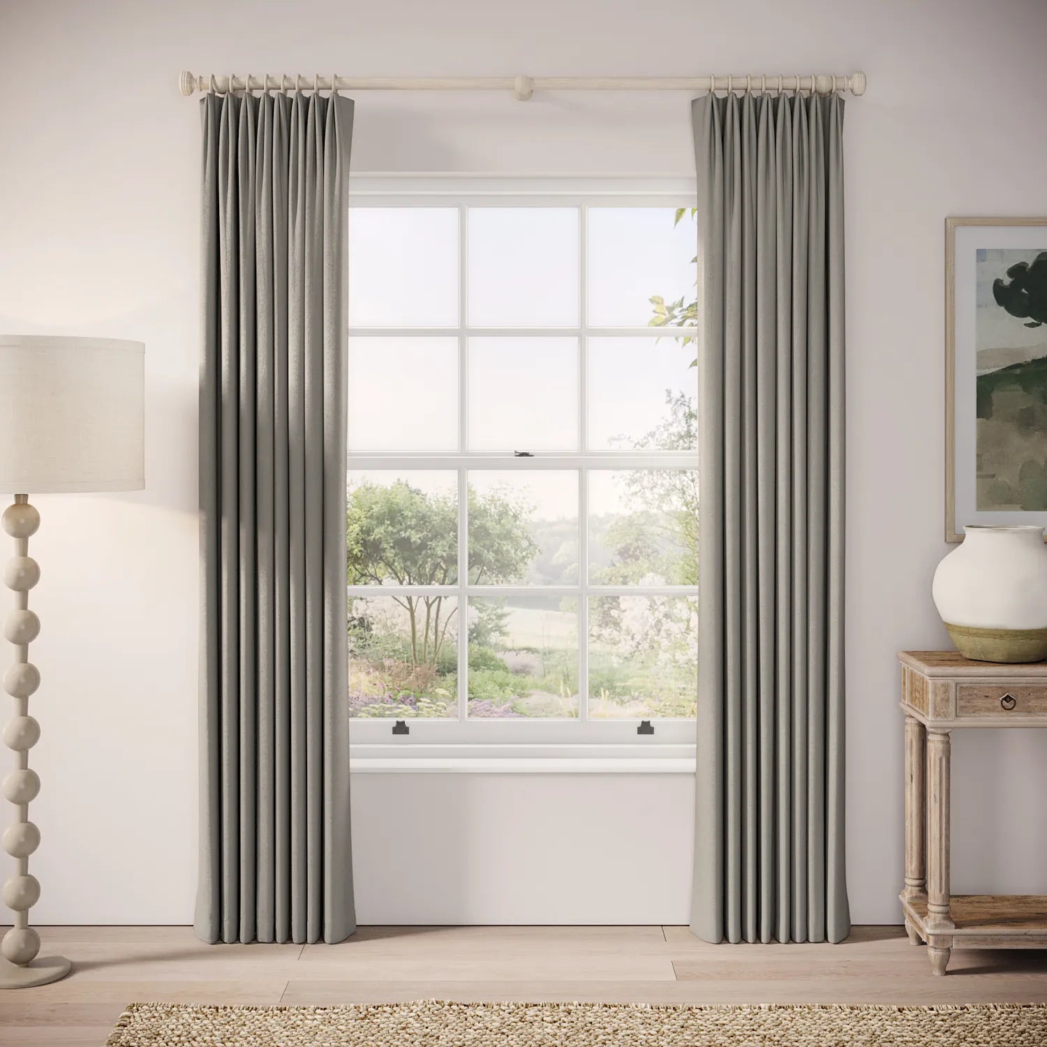 Fido Curtains - Linen Blend - St Clements