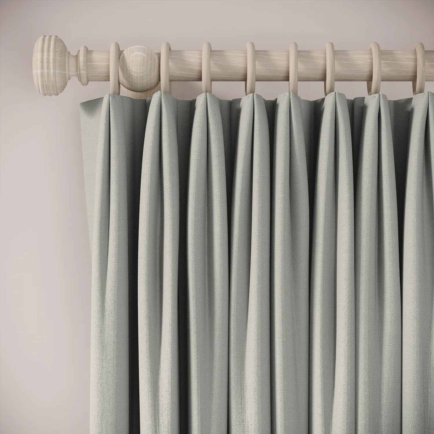 Fido Curtains - Linen Blend - Villa Blue