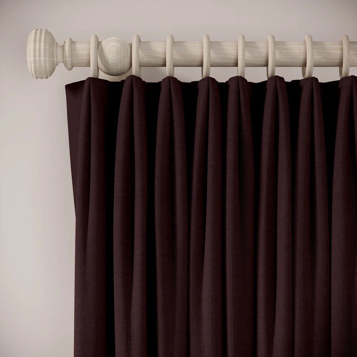 Fido Curtains - Pure Linen - Plumble