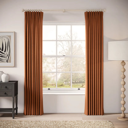 Fido Curtains - Pure Linen - Rusty Bucket