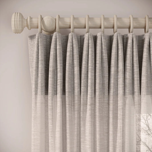 Fido Curtains - Slubby Sheer - Tasteful