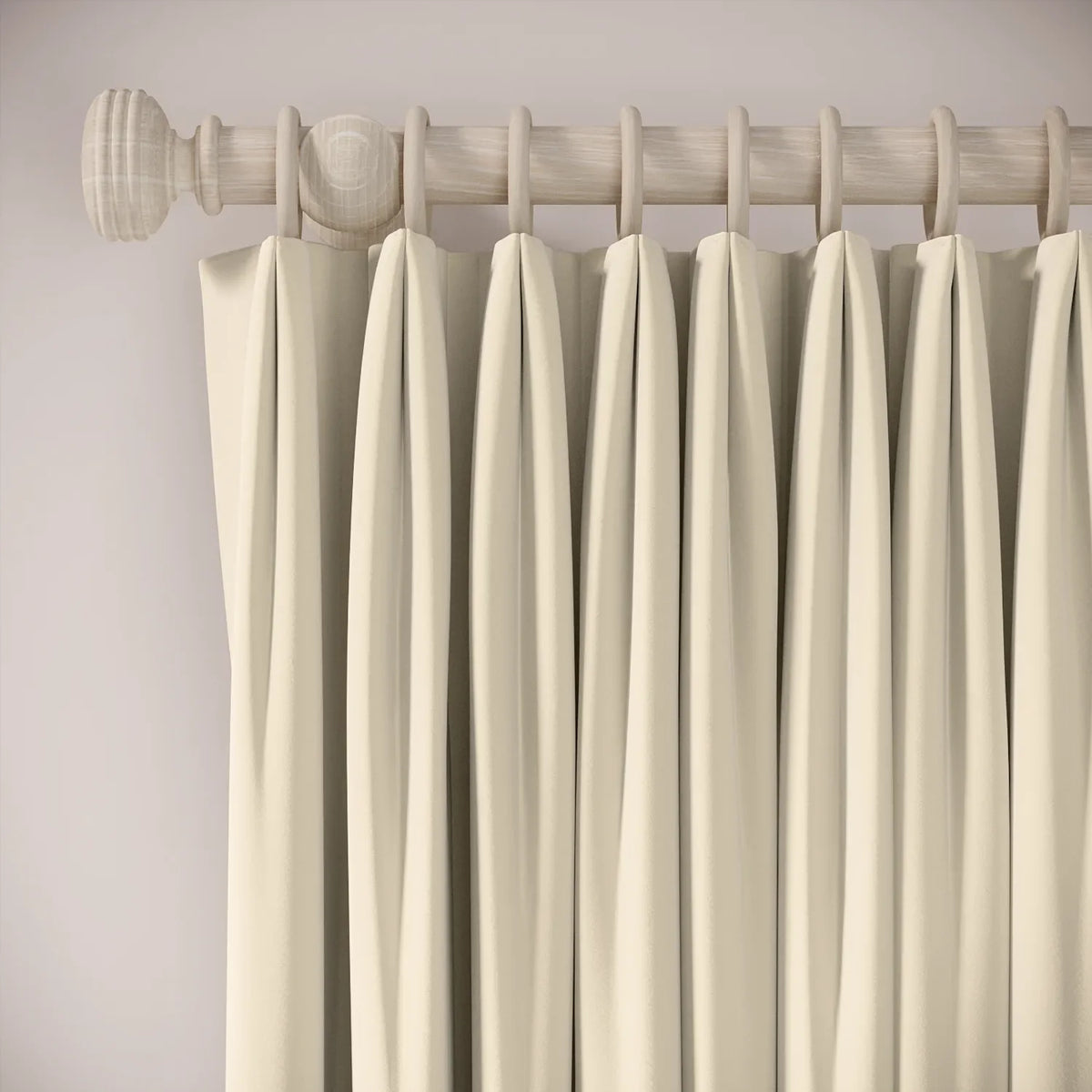 Fido Curtains - Soft Velvet - Dover