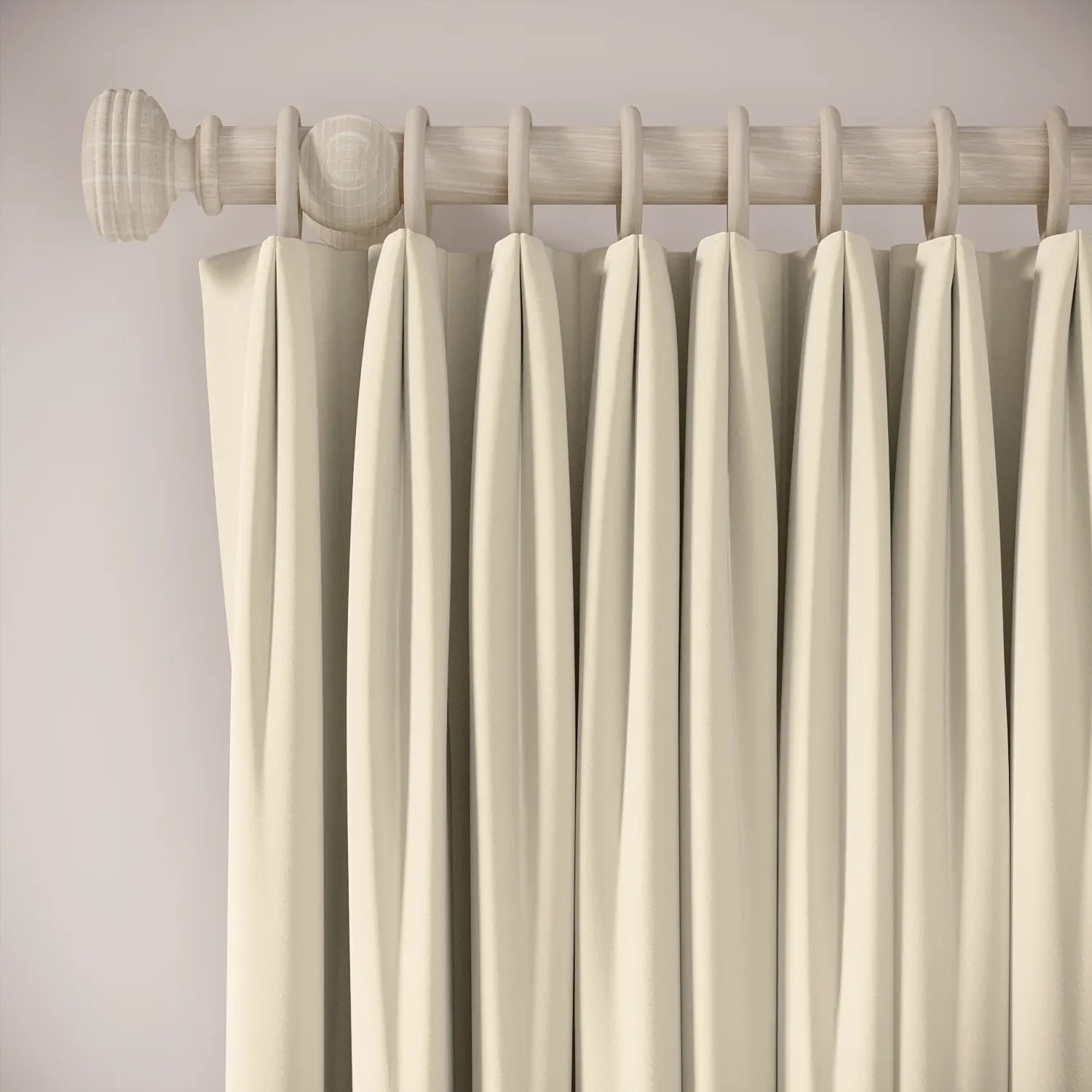 Fido Curtains - Soft Velvet - Dover