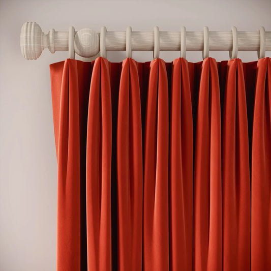 Fido Curtains - Soft Velvet - Logburner