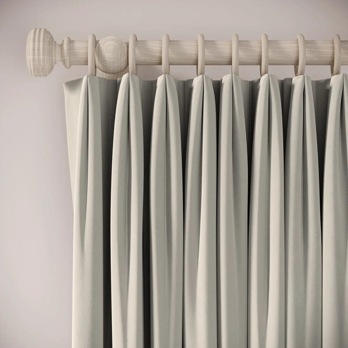 Fido Curtains - Soft Velvet - Mog