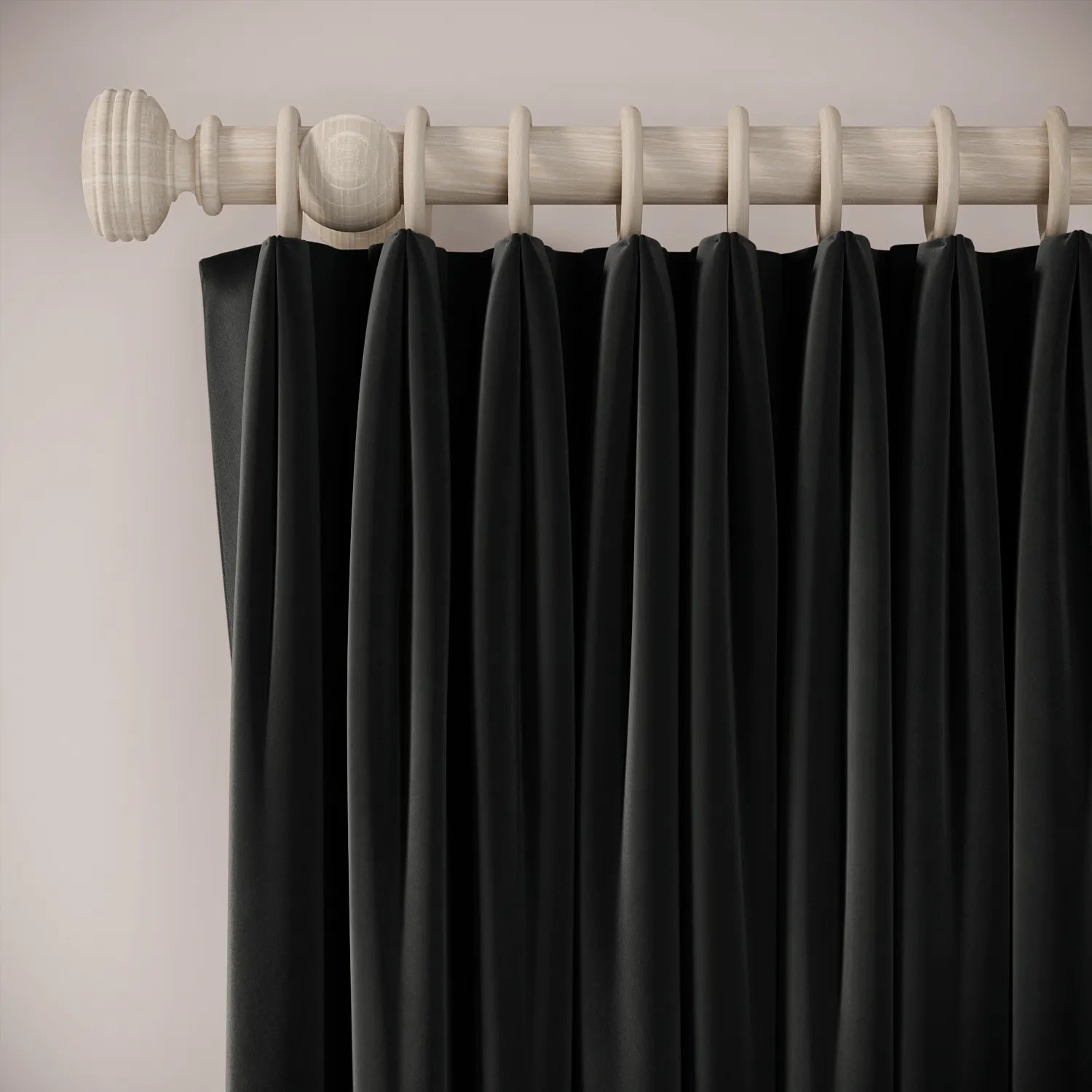 Fido Curtains - Soft Velvet - Void