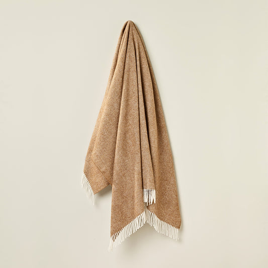 Herringbone Throw - Camel