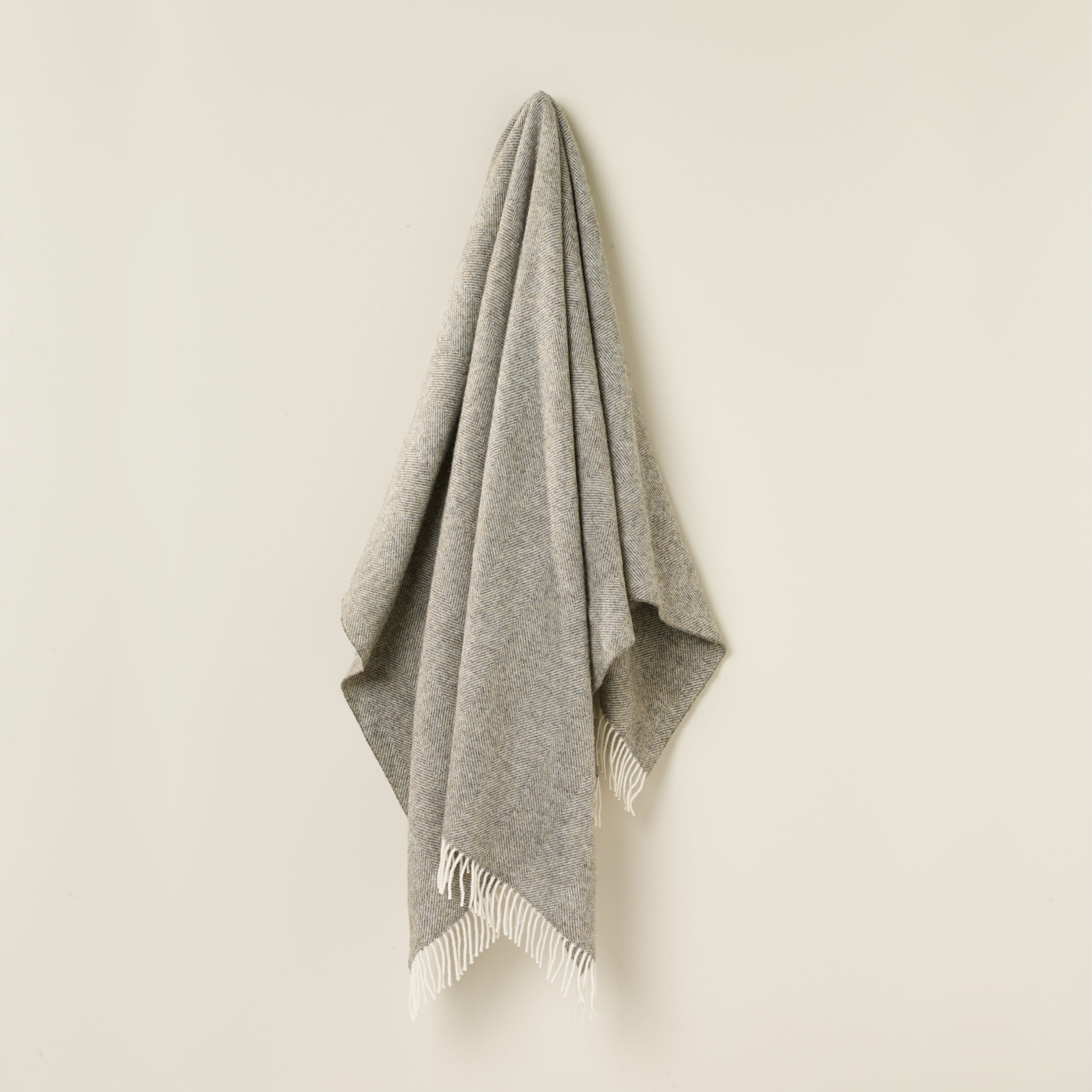 Herringbone Throw - Vintage Grey
