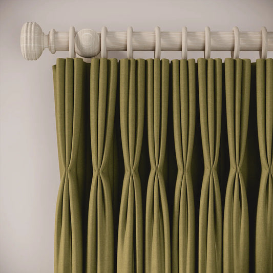 His Nibs Curtains - Brushed Cotton - Cricket
