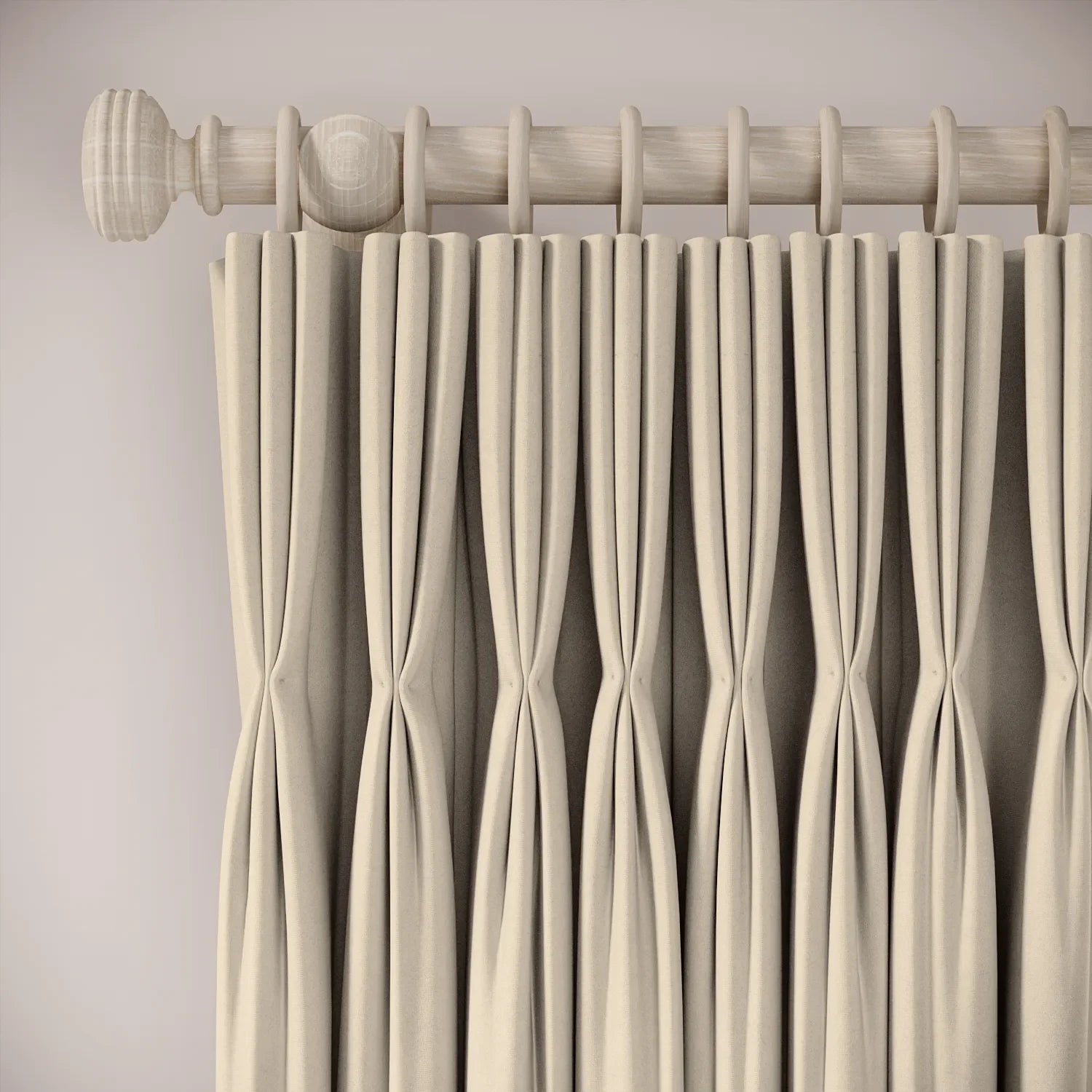 His Nibs Curtains - Brushed Cotton - Eggbox