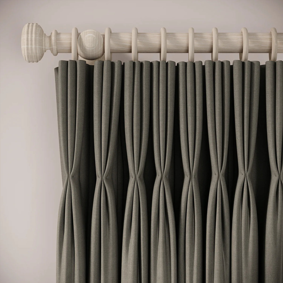 His Nibs Curtains - Brushed Cotton - Stratus